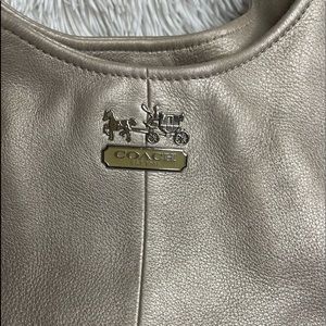 Coach Satchel Silver